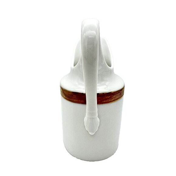 Richard Ginori Creamer White and Gold Gilt Trim Classic Traditional Gilding - Picture 5 of 9